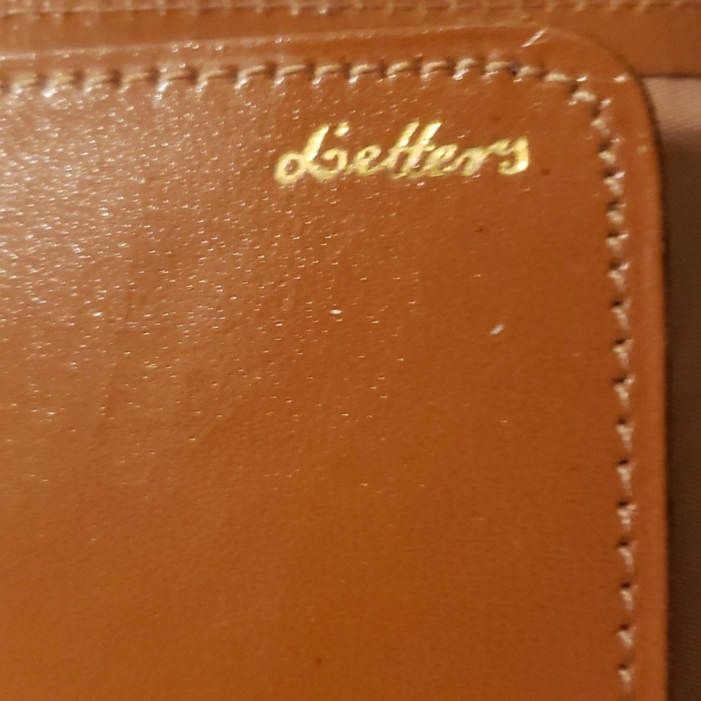 🌟 Vintage 1958  Leather "Secretary Wallet" Padfolio – Chicago Auto Show Promo - Picture 4 of 6